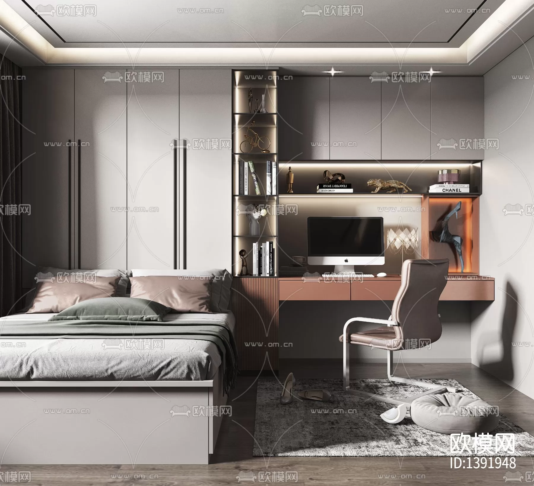 Bedroom 3D Scenes – 0250 Bedroom 3D Scenes – 0250