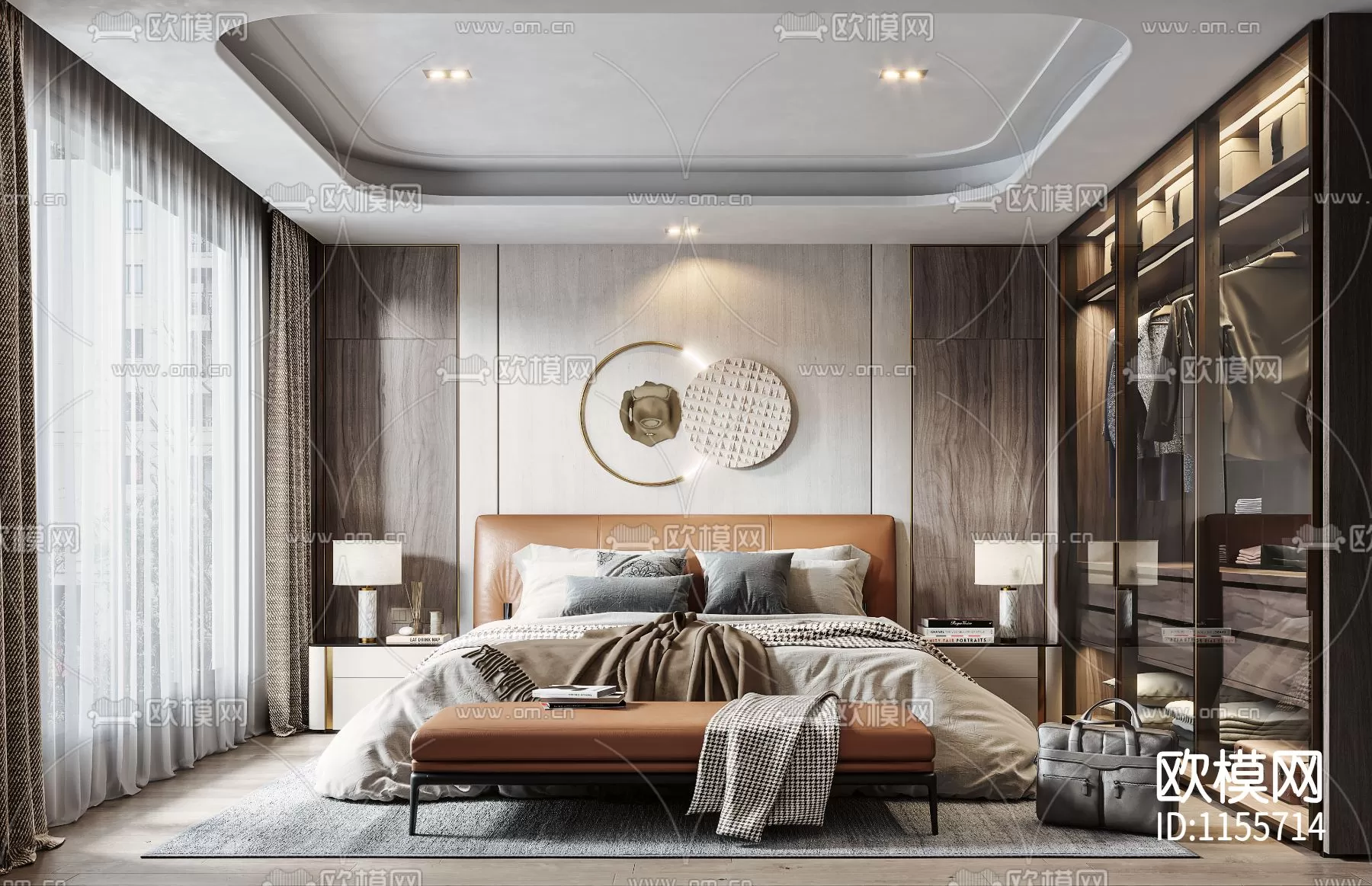 Bedroom 3D Scenes – 0261 Bedroom 3D Scenes – 0261