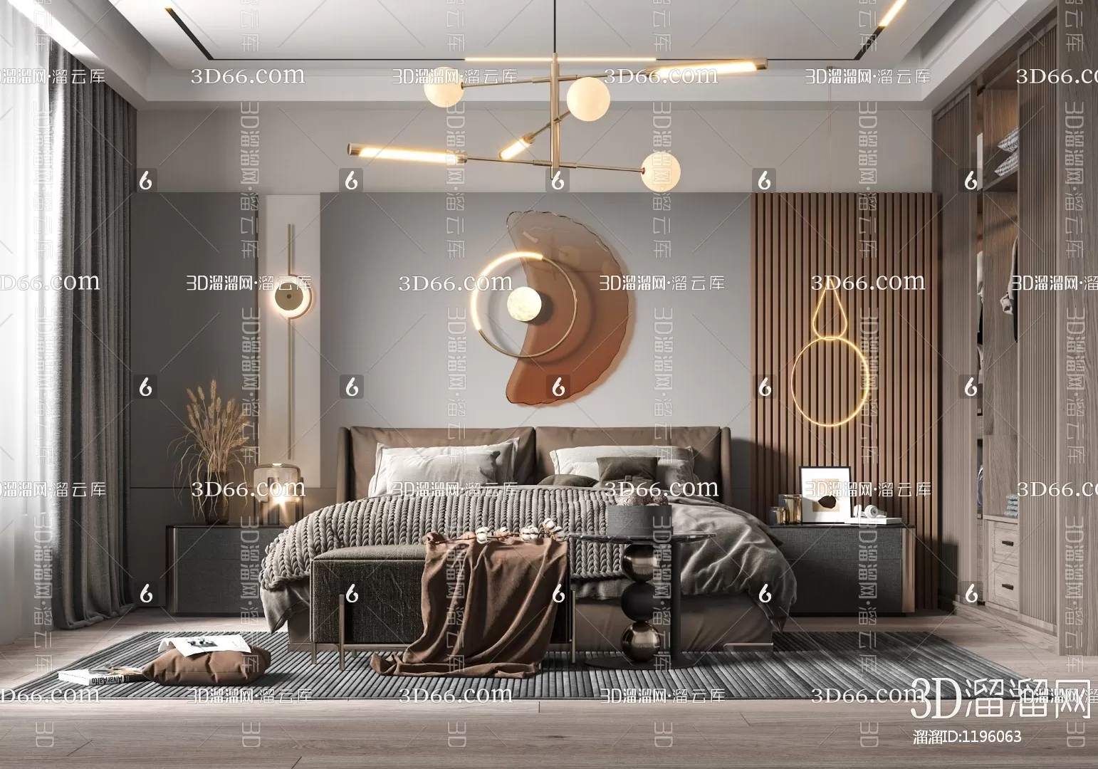 Bedroom 3D Scenes – 0263 Bedroom 3D Scenes – 0263