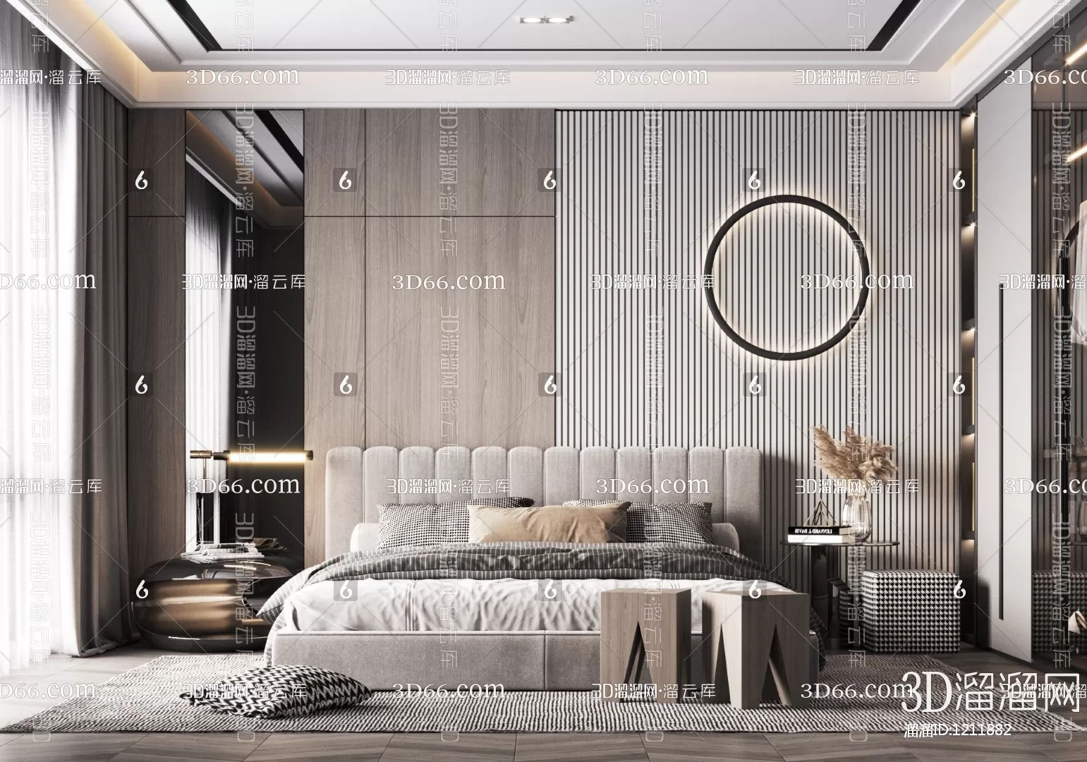 Bedroom 3D Scenes – 0270 Bedroom 3D Scenes – 0270