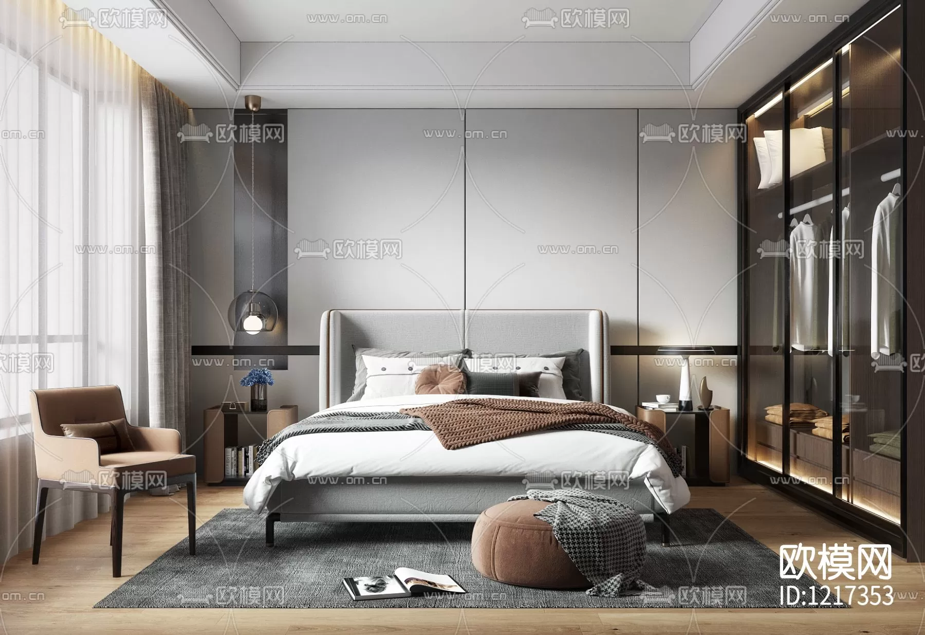 Bedroom 3D Scenes – 0272 Bedroom 3D Scenes – 0272