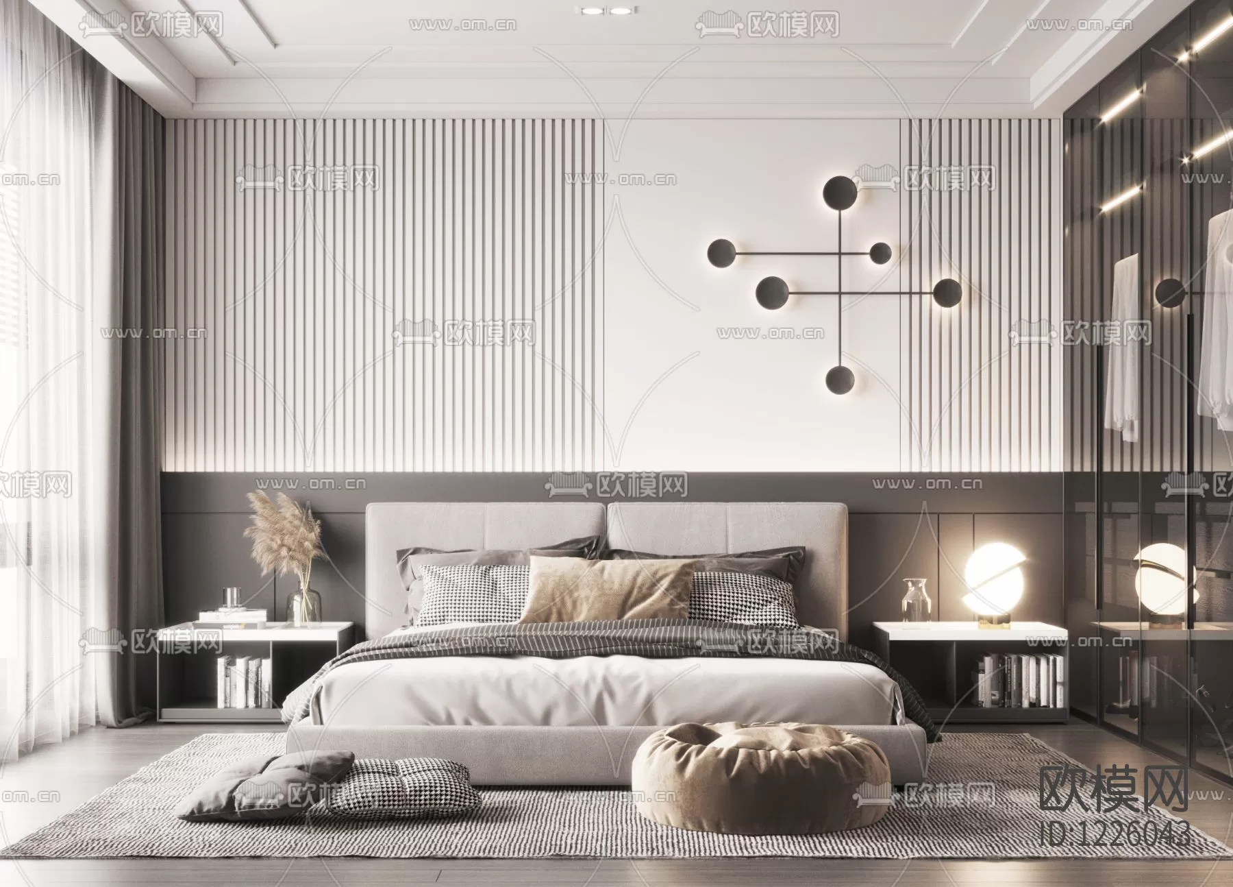 Bedroom 3D Scenes – 0276 Bedroom 3D Scenes – 0276