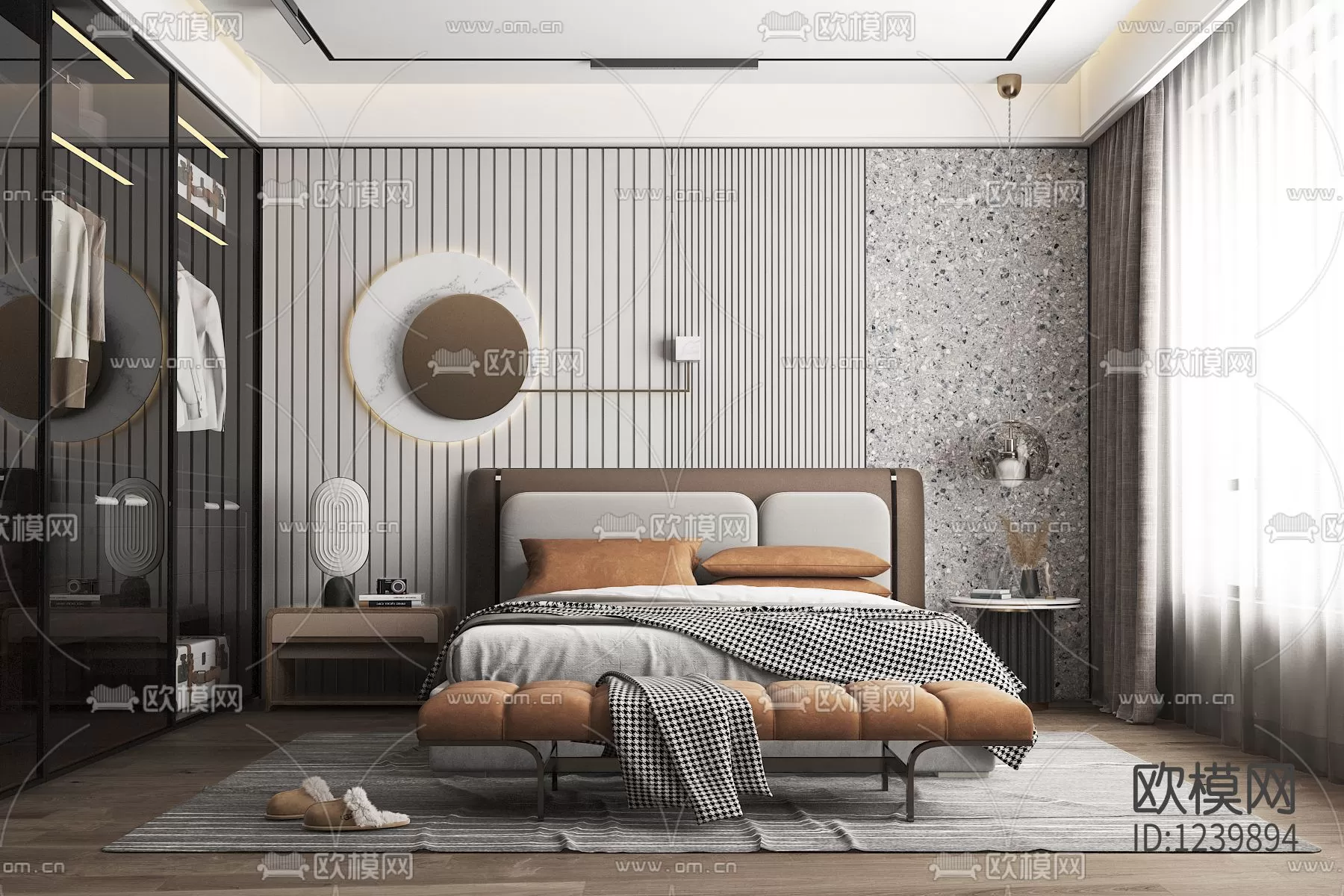 Bedroom 3D Scenes – 0281 Bedroom 3D Scenes – 0281