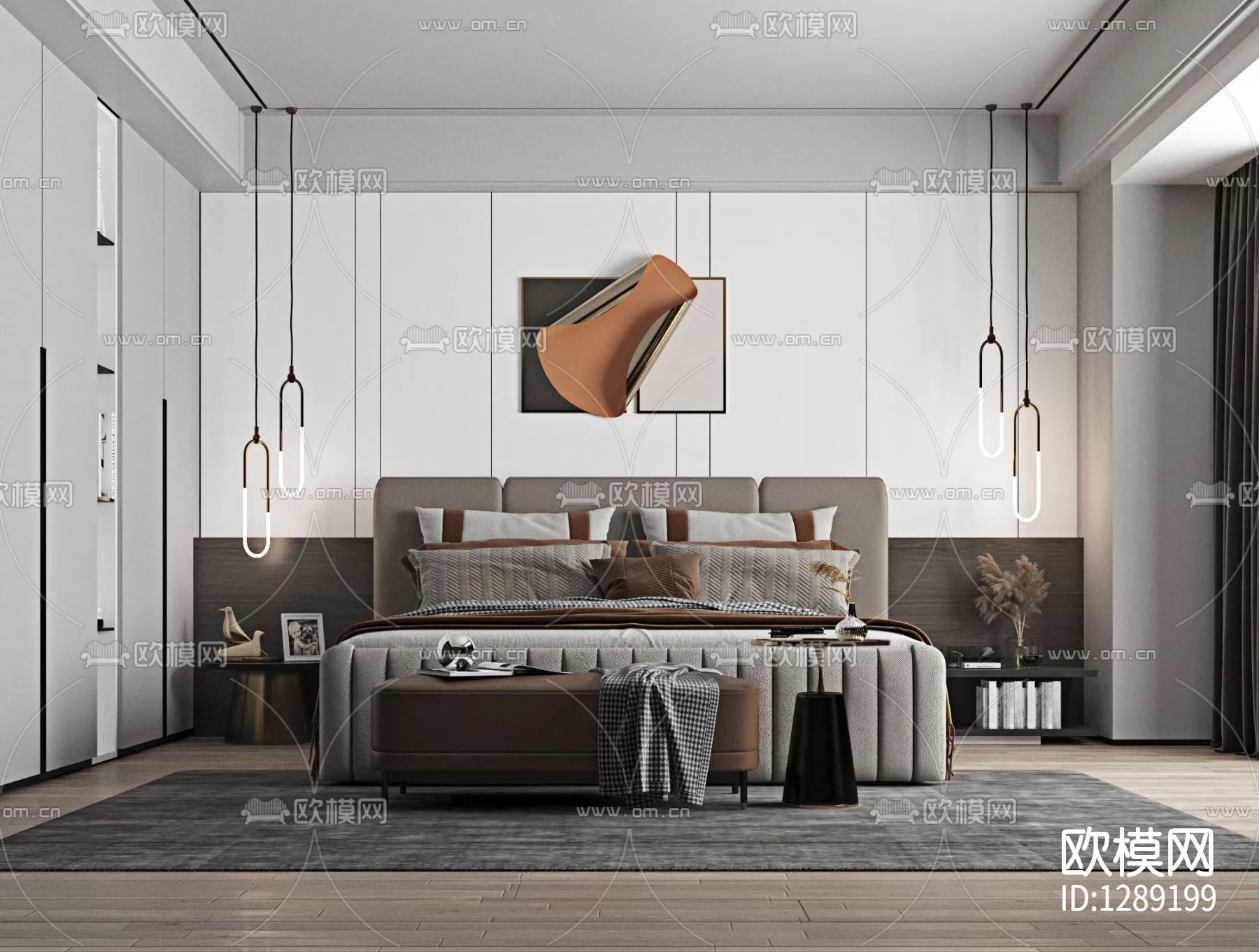 Bedroom 3D Scenes – 0286 Bedroom 3D Scenes – 0286