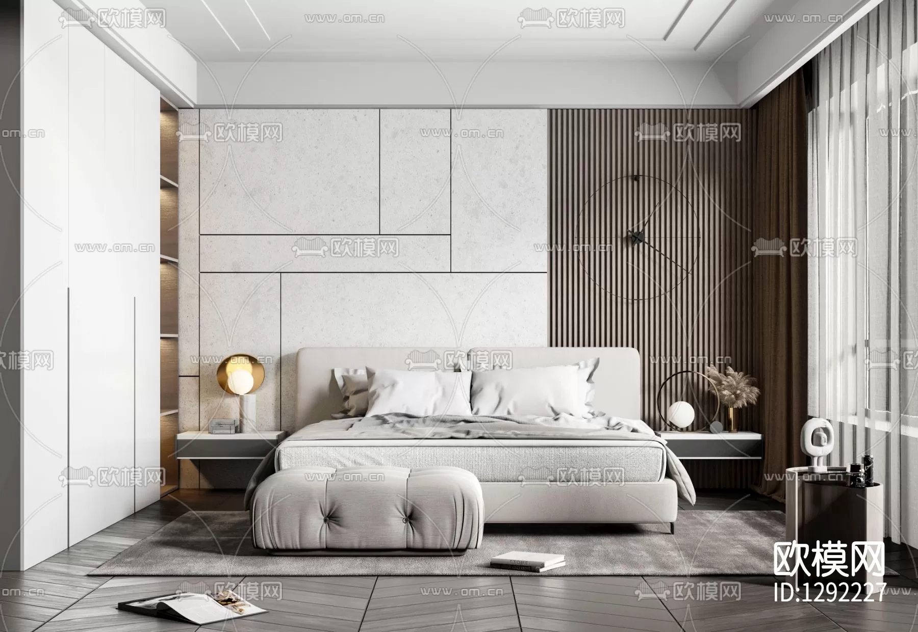 Bedroom 3D Scenes – 0287 Bedroom 3D Scenes – 0287