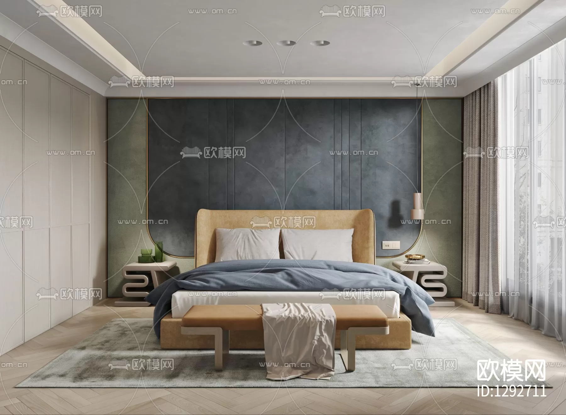 Bedroom 3D Scenes – 0288 Bedroom 3D Scenes – 0288