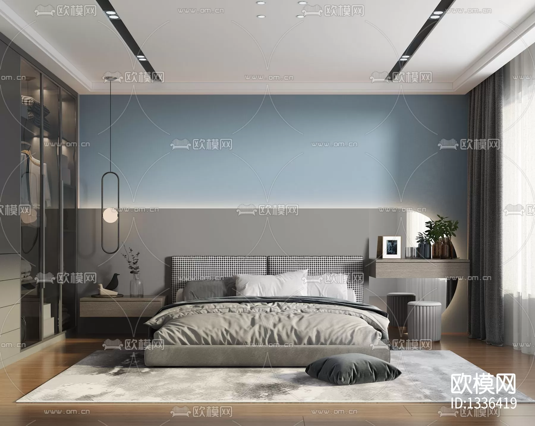 Bedroom 3D Scenes – 0292 Bedroom 3D Scenes – 0292