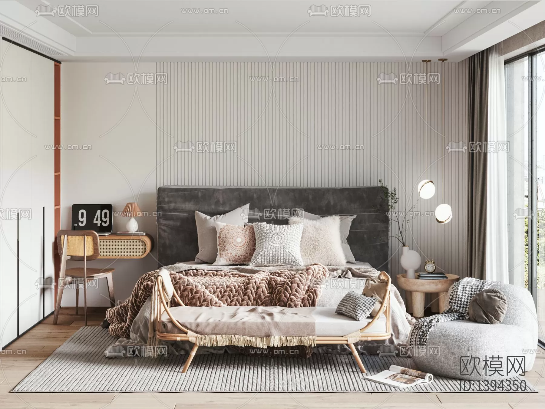 Bedroom 3D Scenes – 0296 Bedroom 3D Scenes – 0296