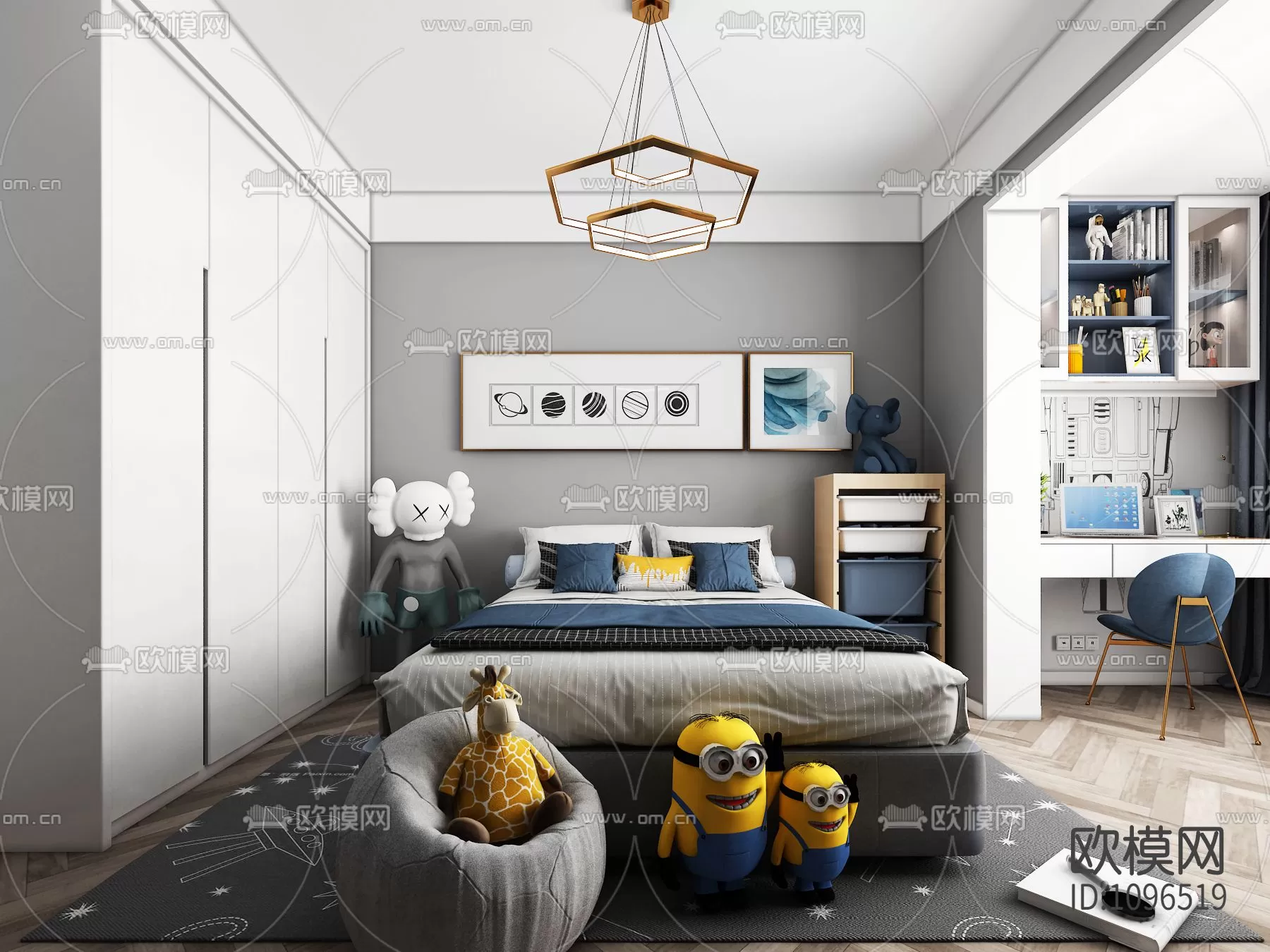 Children Room 3D Scenes – 0303 Children Room 3D Scenes – 0303