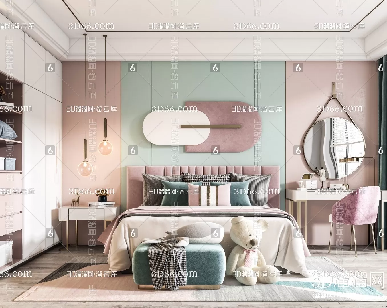 Children Room 3D Scenes – 0308 Children Room 3D Scenes – 0308