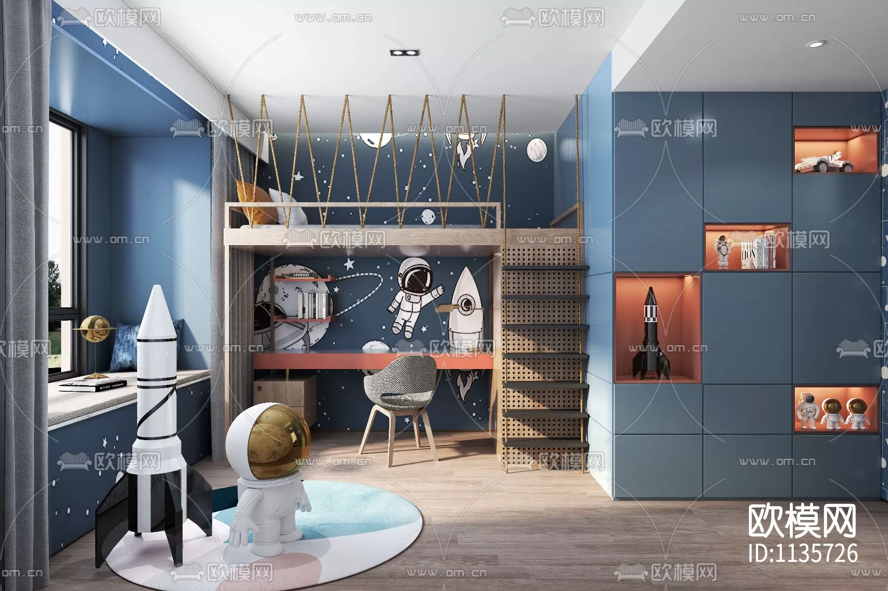 Children Room 3D Scenes – 0309 Children Room 3D Scenes – 0309