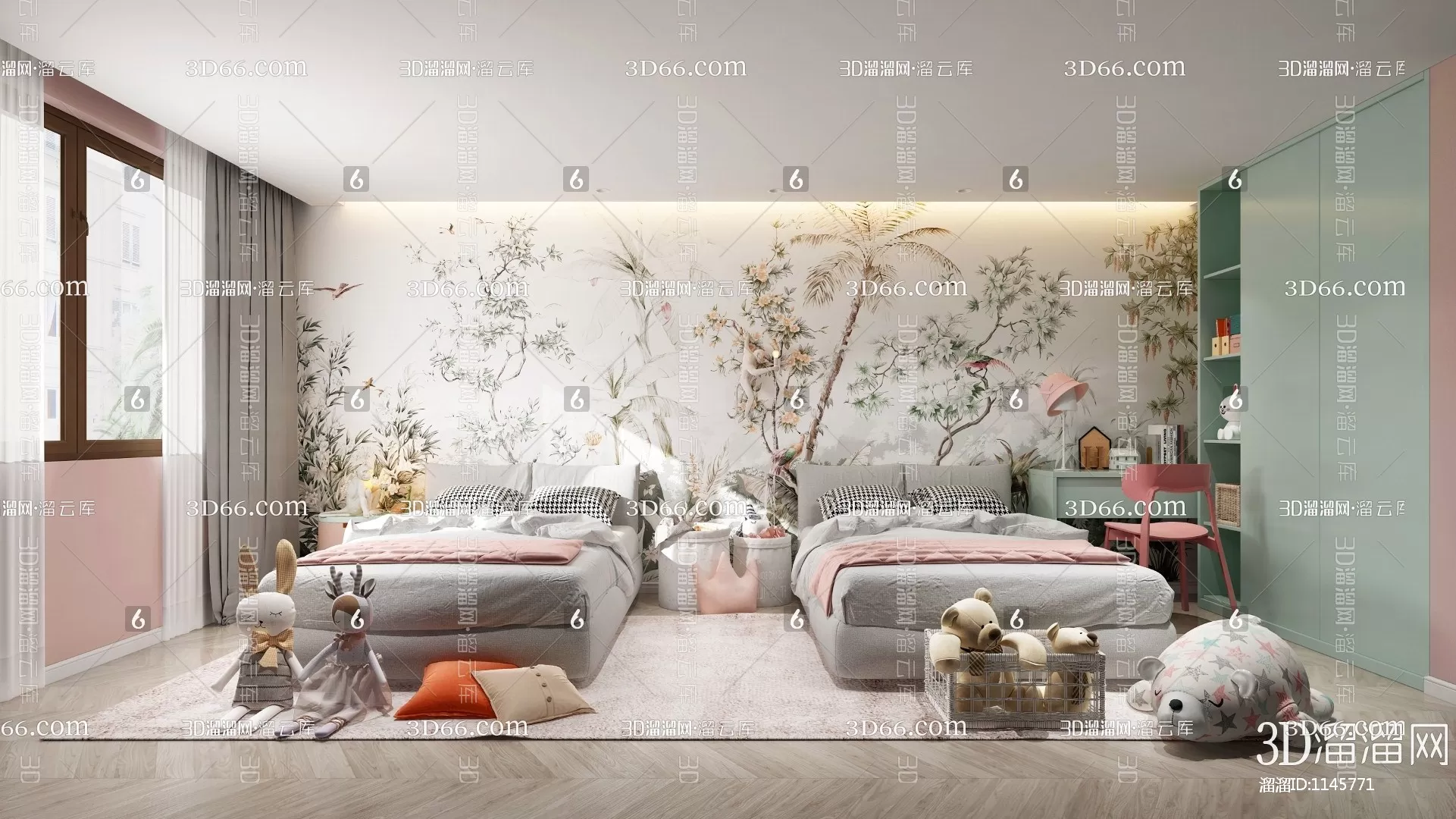 Children Room 3D Scenes – 0311 Children Room 3D Scenes – 0311