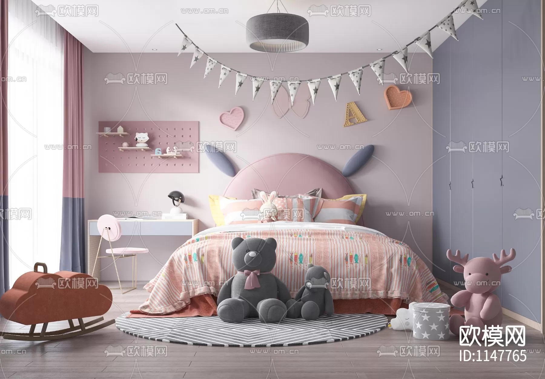 Children Room 3D Scenes – 0313 Children Room 3D Scenes – 0313