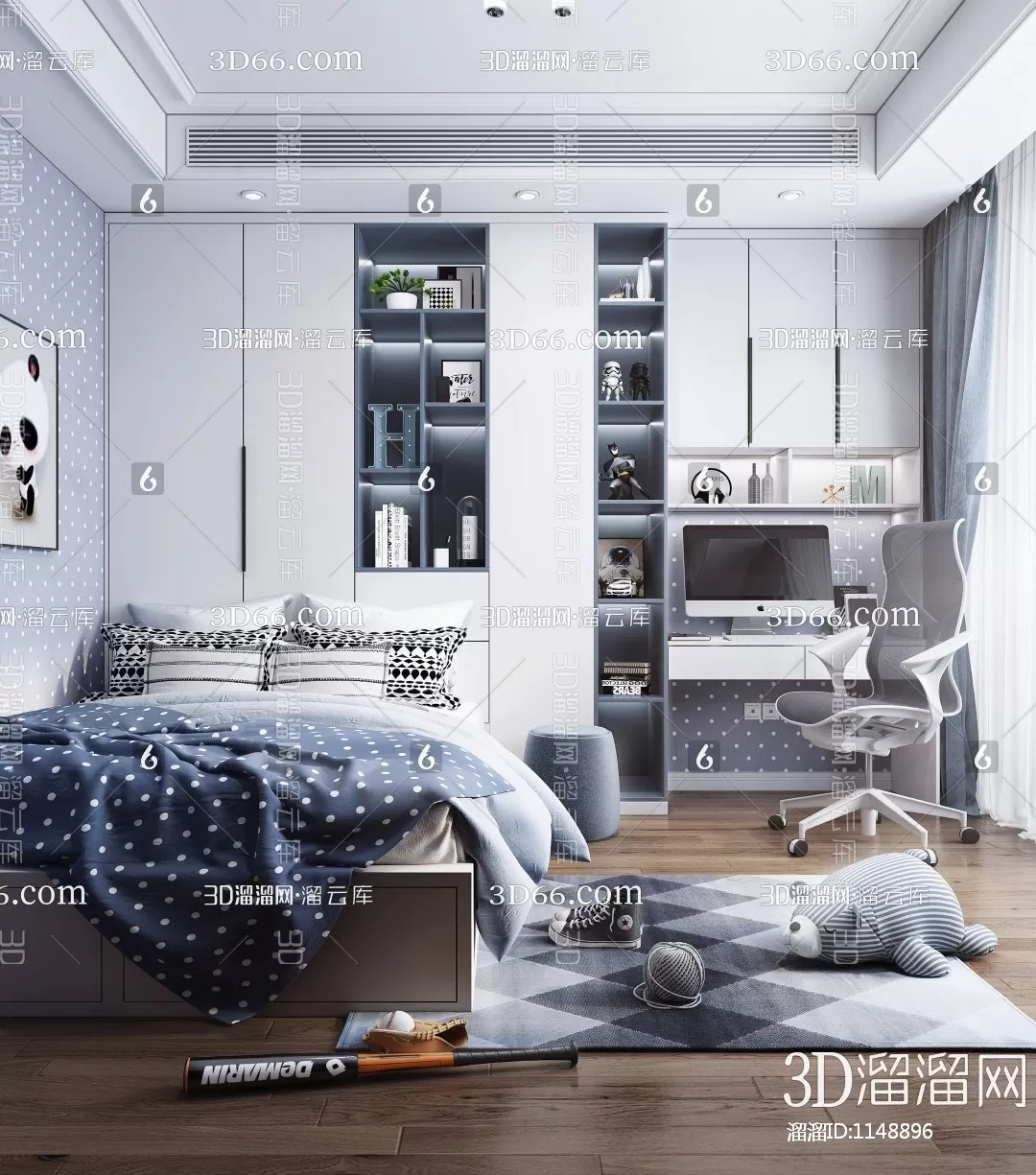 Children Room 3D Scenes – 0315 Children Room 3D Scenes – 0315