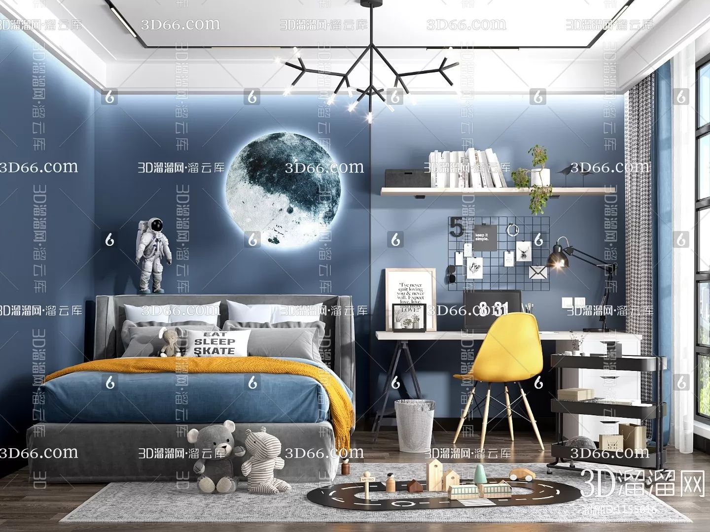 Children Room 3D Scenes – 0317 Children Room 3D Scenes – 0317