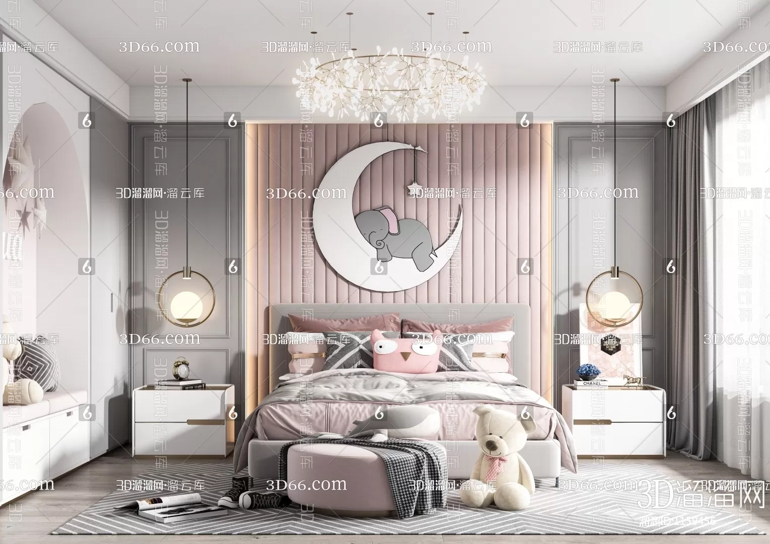 Children Room 3D Scenes – 0321 Children Room 3D Scenes – 0321