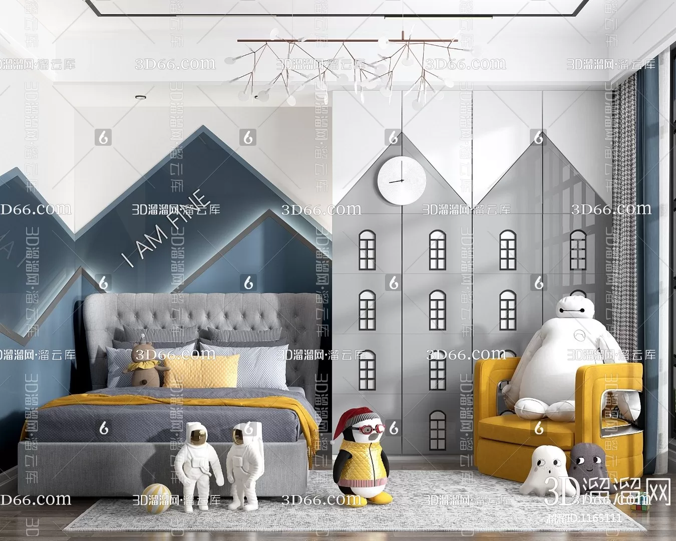 Children Room 3D Scenes – 0325 Children Room 3D Scenes – 0325