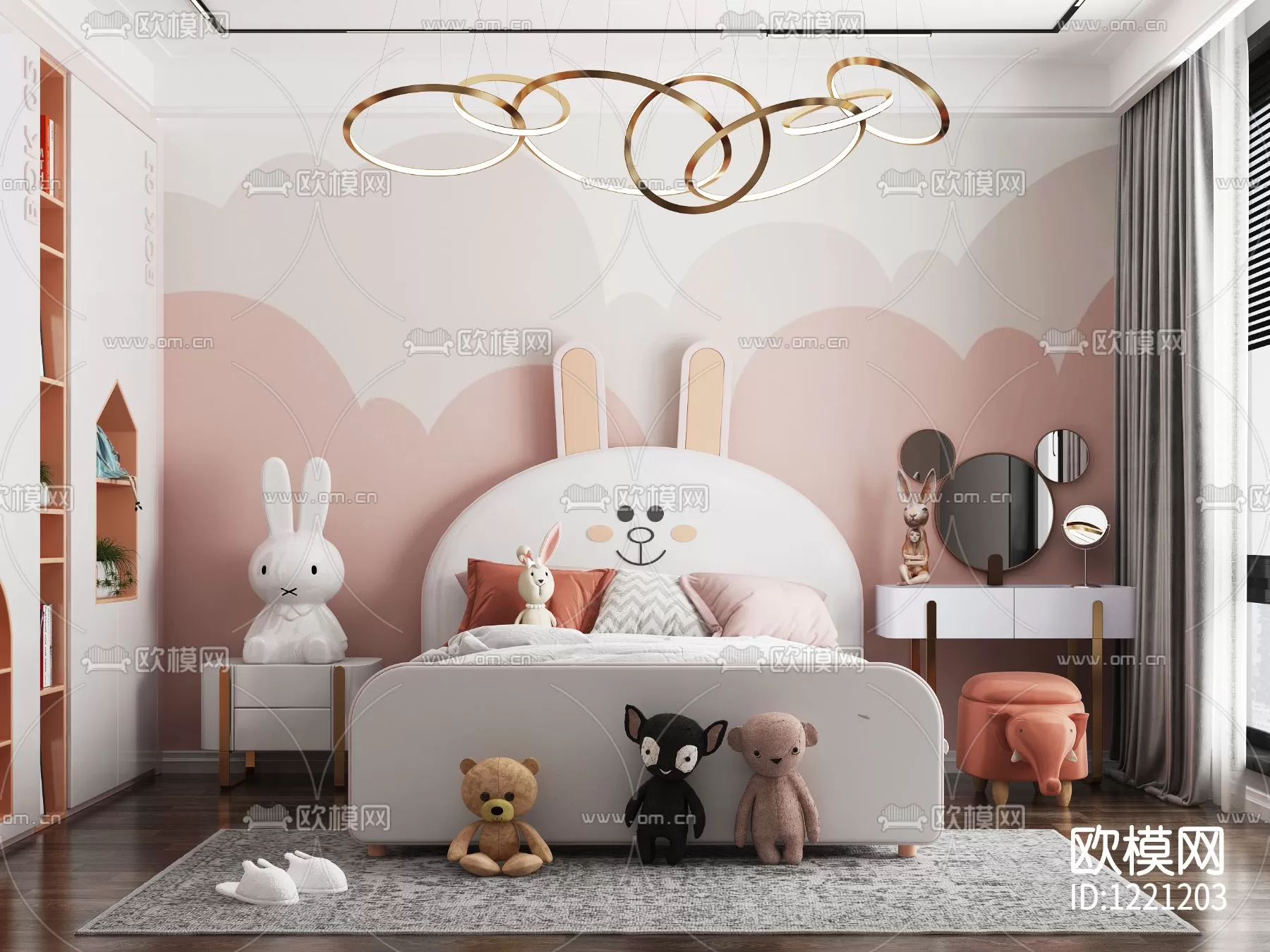 Children Room 3D Scenes – 0332 Children Room 3D Scenes – 0332