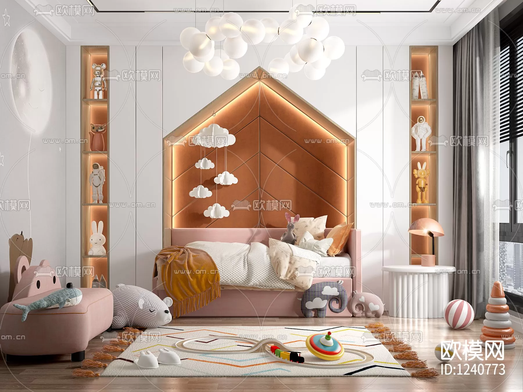 Children Room 3D Scenes – 0333 Children Room 3D Scenes – 0333