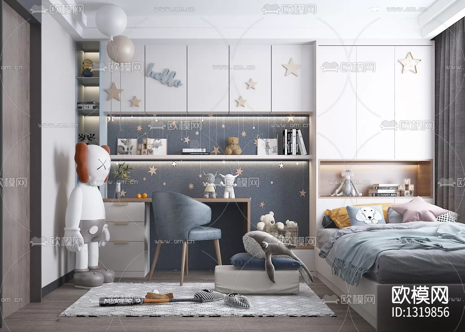 Children Room 3D Scenes – 0337 Children Room 3D Scenes – 0337