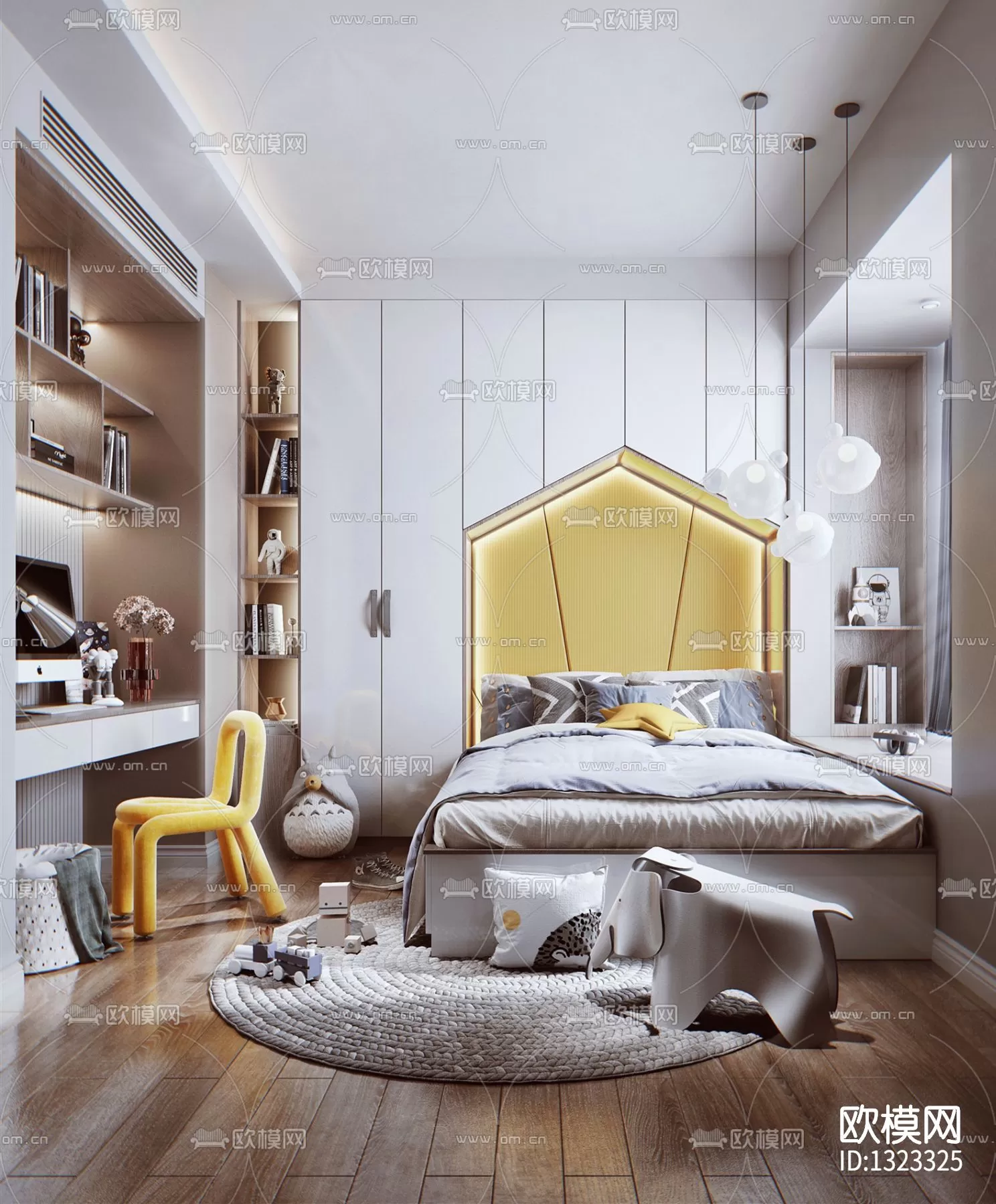 Children Room 3D Scenes – 0338 Children Room 3D Scenes – 0338