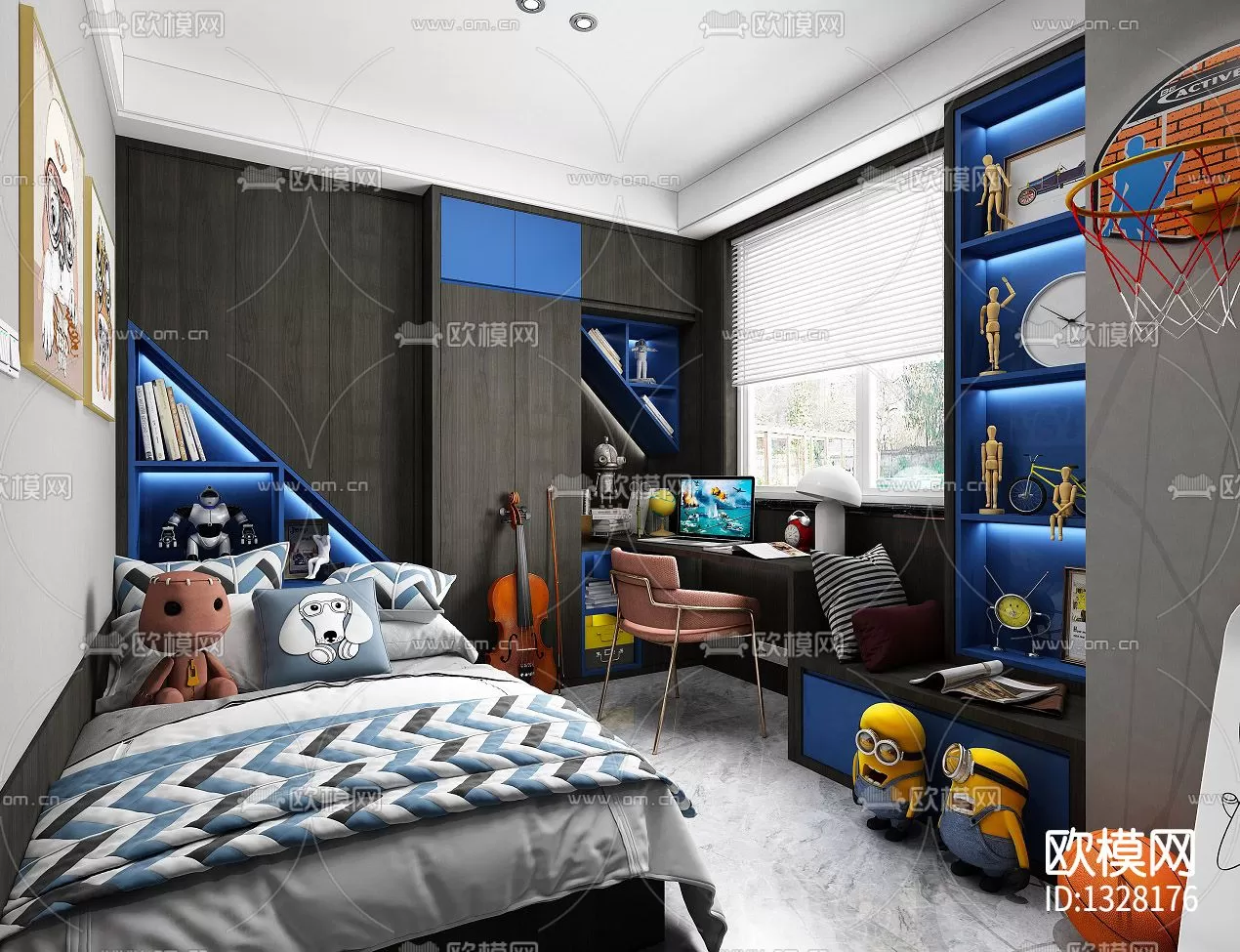 Children Room 3D Scenes – 0340 Children Room 3D Scenes – 0340