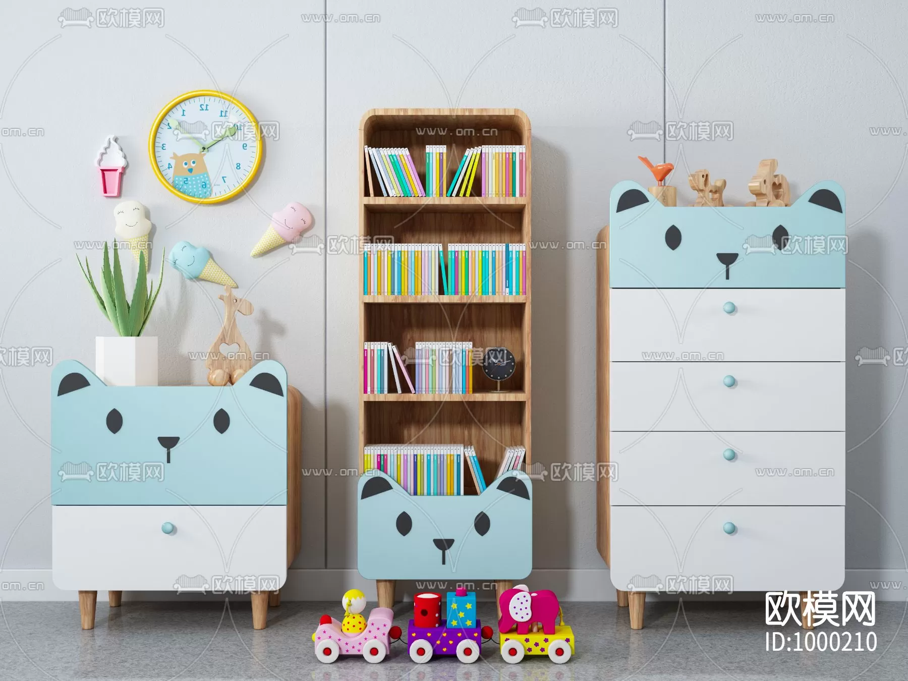 Children Room 3D Scenes – 0344 Children Room 3D Scenes – 0344