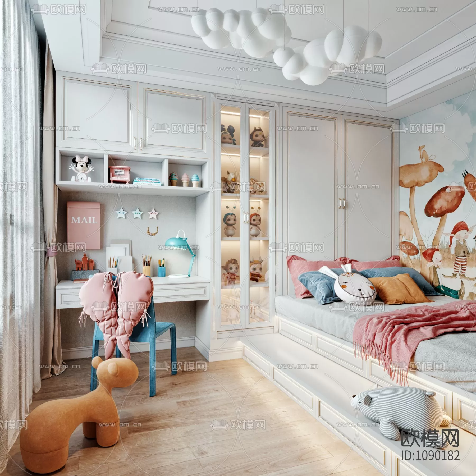 Children Room 3D Scenes – 0346 Children Room 3D Scenes – 0346