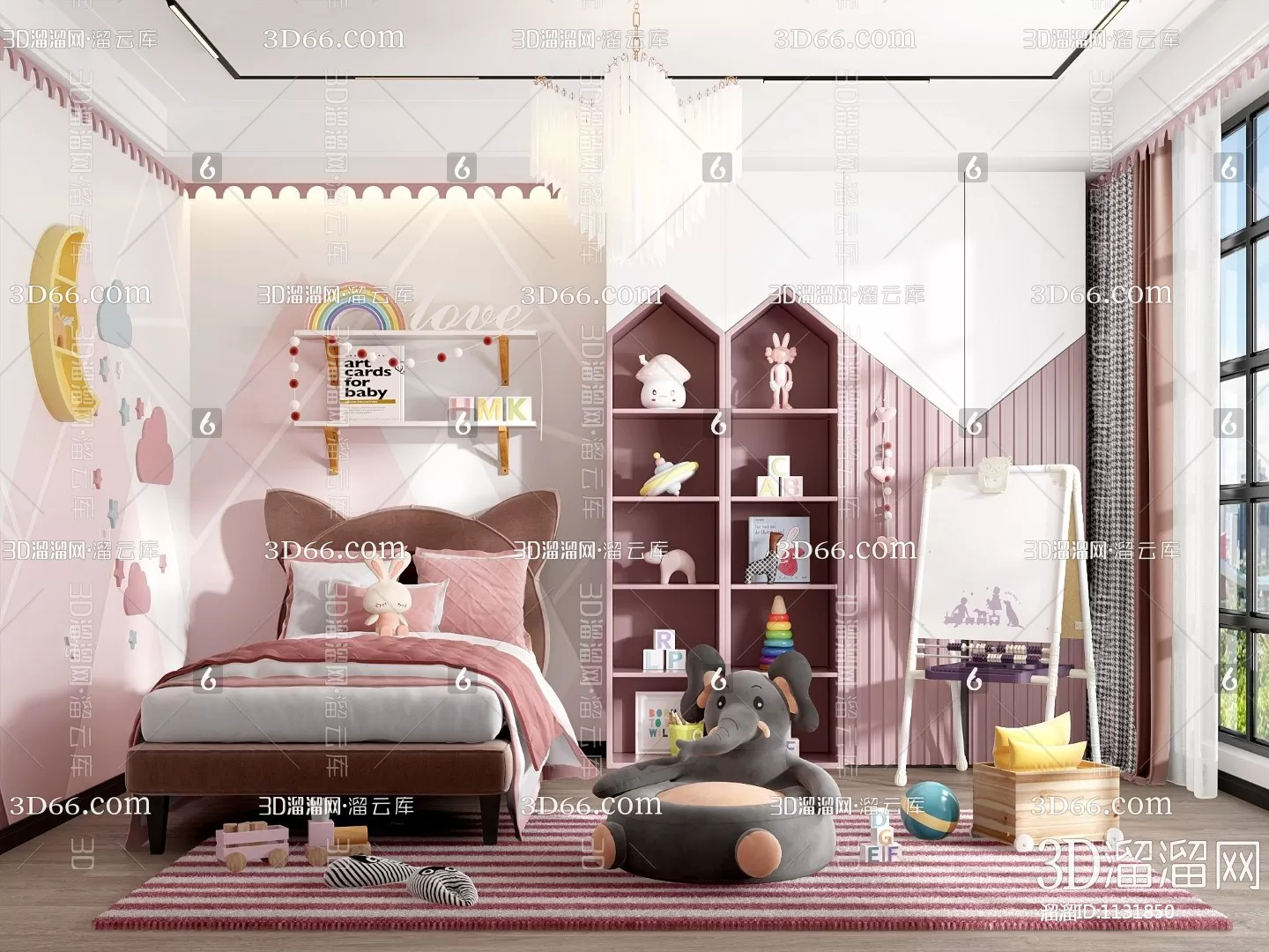 Children Room 3D Scenes – 0348 Children Room 3D Scenes – 0348