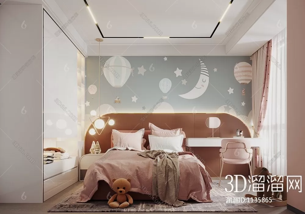 Children Room 3D Scenes – 0349 Children Room 3D Scenes – 0349