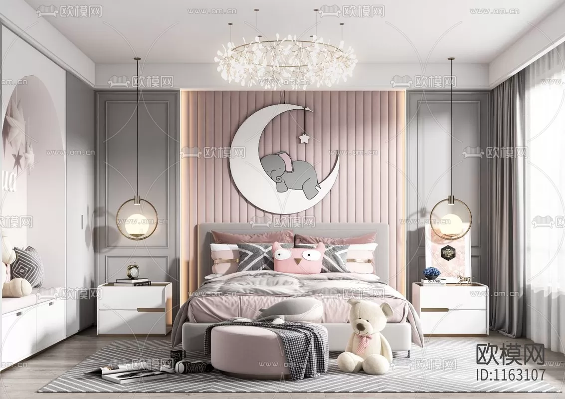 Children Room 3D Scenes – 0350 Children Room 3D Scenes – 0350