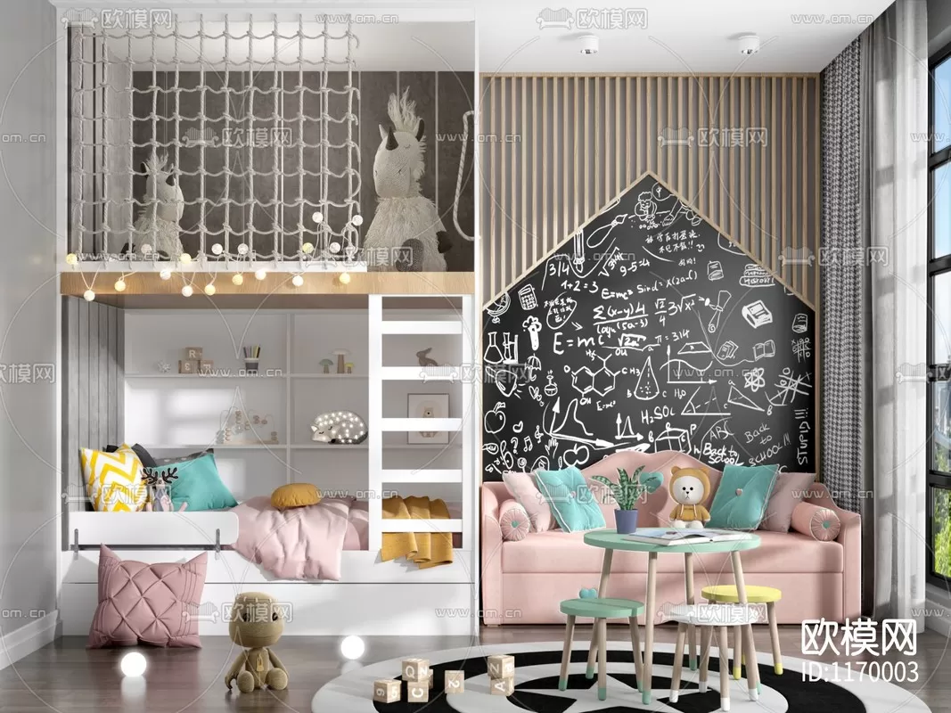 Children Room 3D Scenes – 0352 Children Room 3D Scenes – 0352