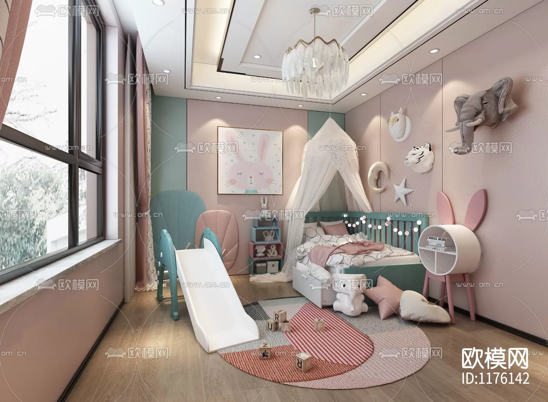 Children Room 3D Scenes – 0355 Children Room 3D Scenes – 0355