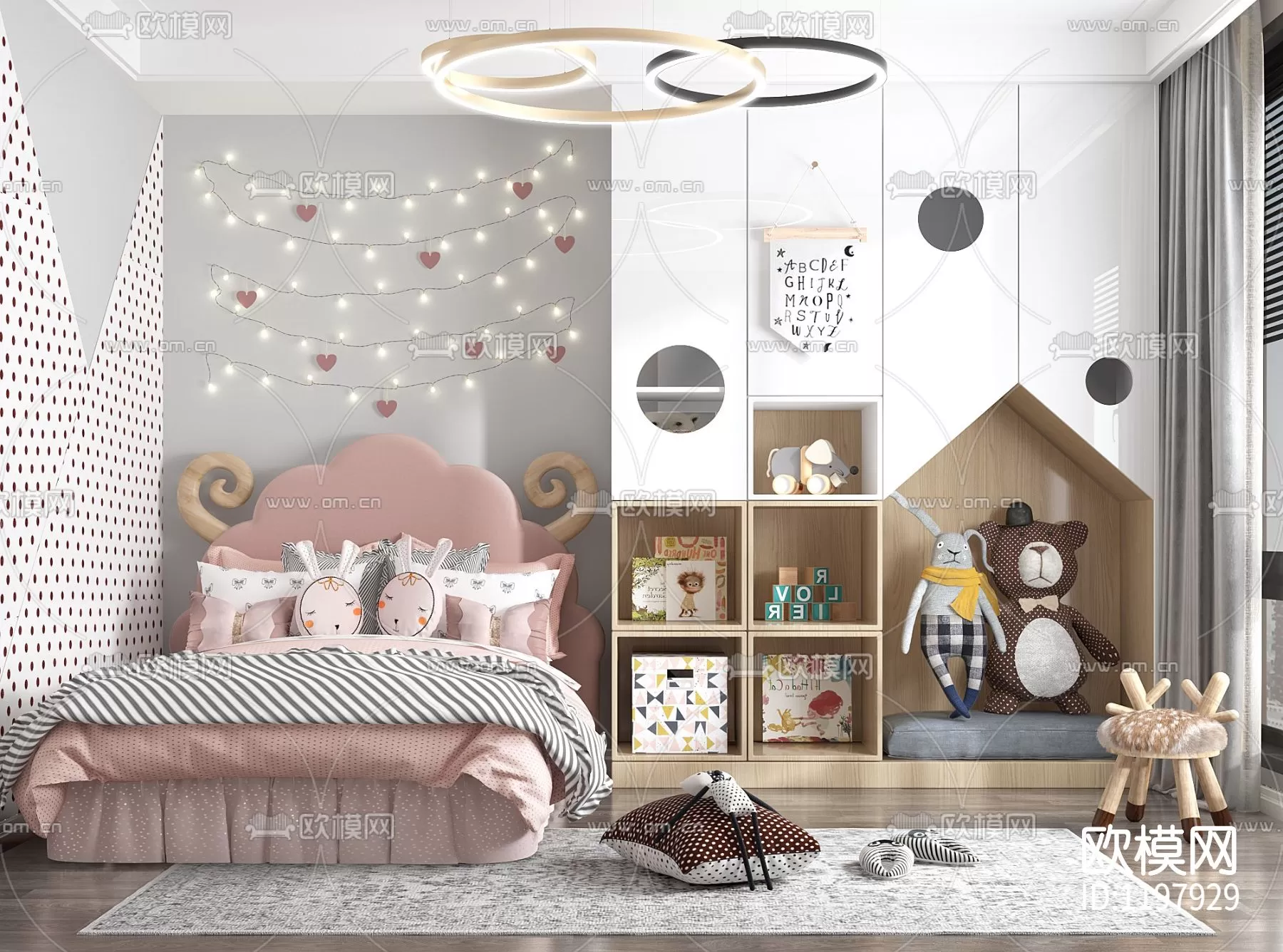 Children Room 3D Scenes – 0357 Children Room 3D Scenes – 0357