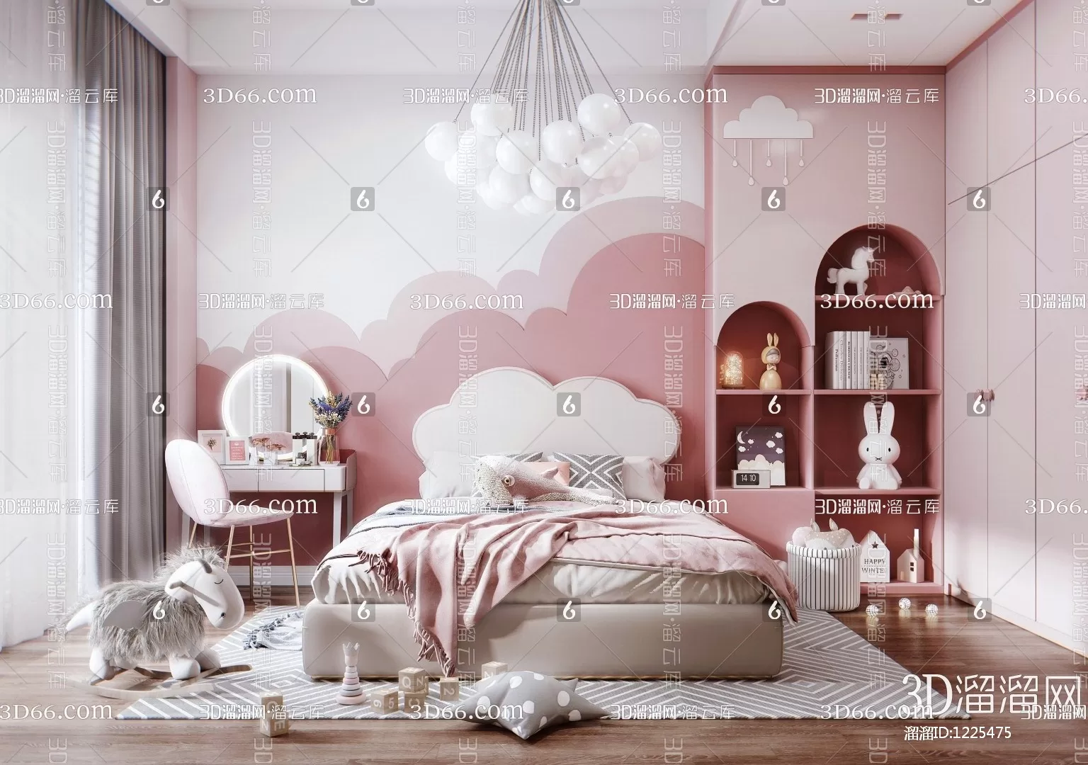 Children Room 3D Scenes – 0359 Children Room 3D Scenes – 0359