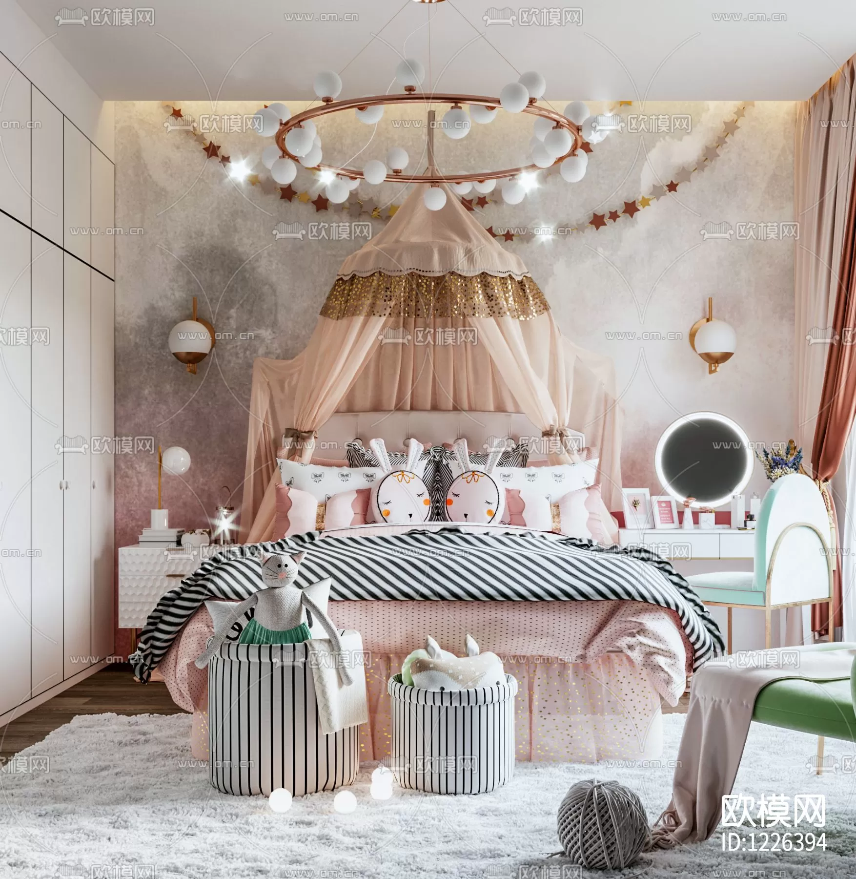 Children Room 3D Scenes – 0360 Children Room 3D Scenes – 0360