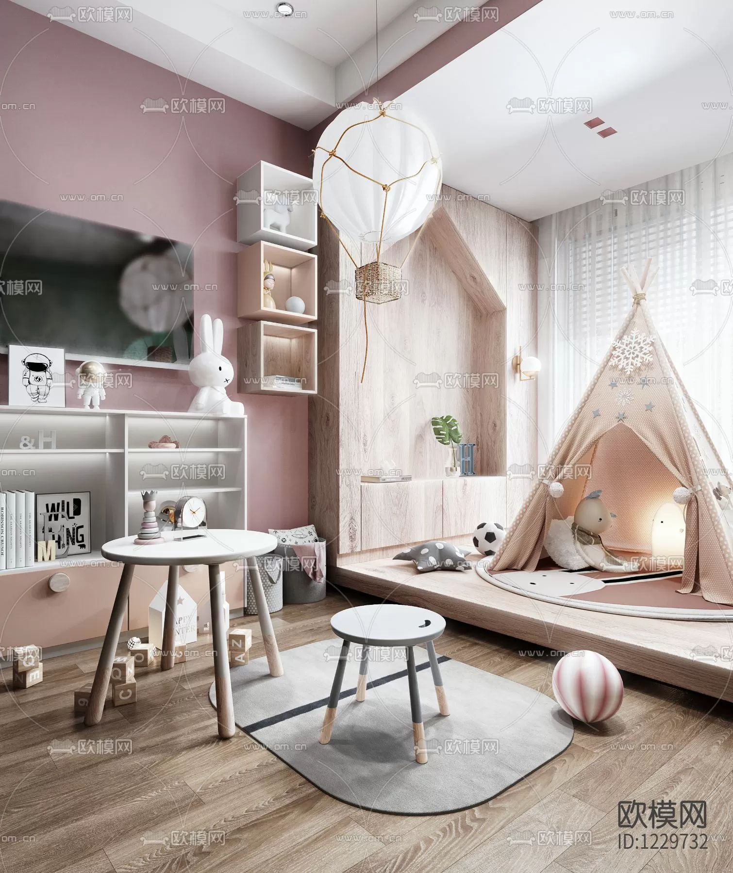 Children Room 3D Scenes – 0361 Children Room 3D Scenes – 0361