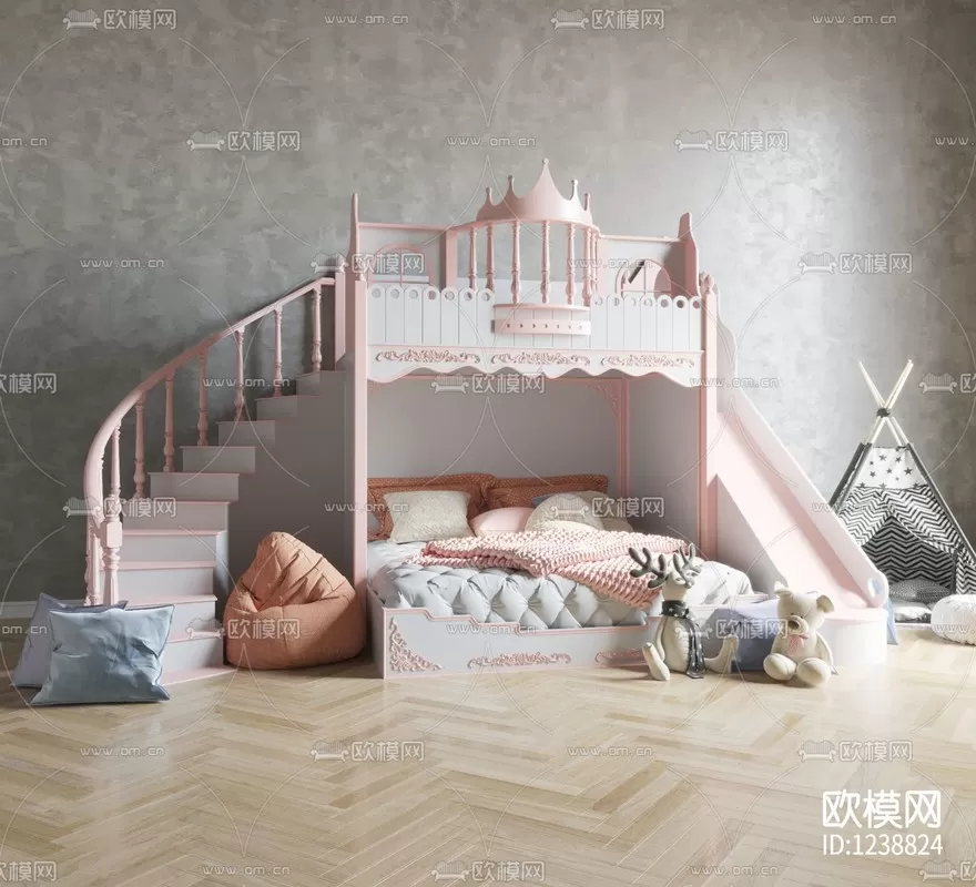 Children Room 3D Scenes – 0362 Children Room 3D Scenes – 0362