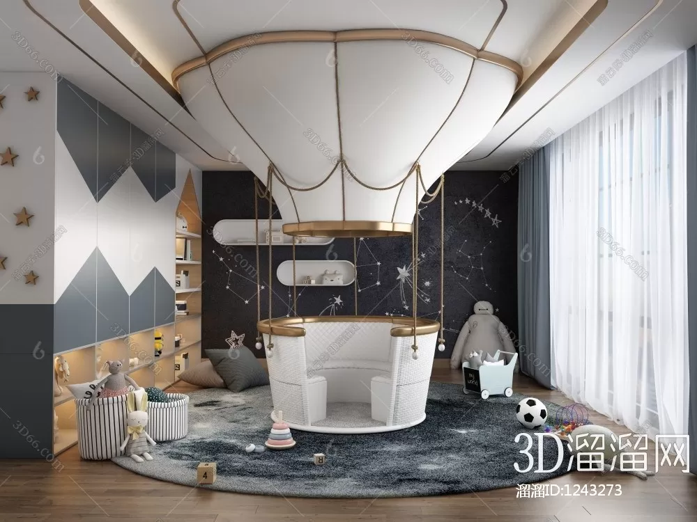 Children Room 3D Scenes – 0364 Children Room 3D Scenes – 0364