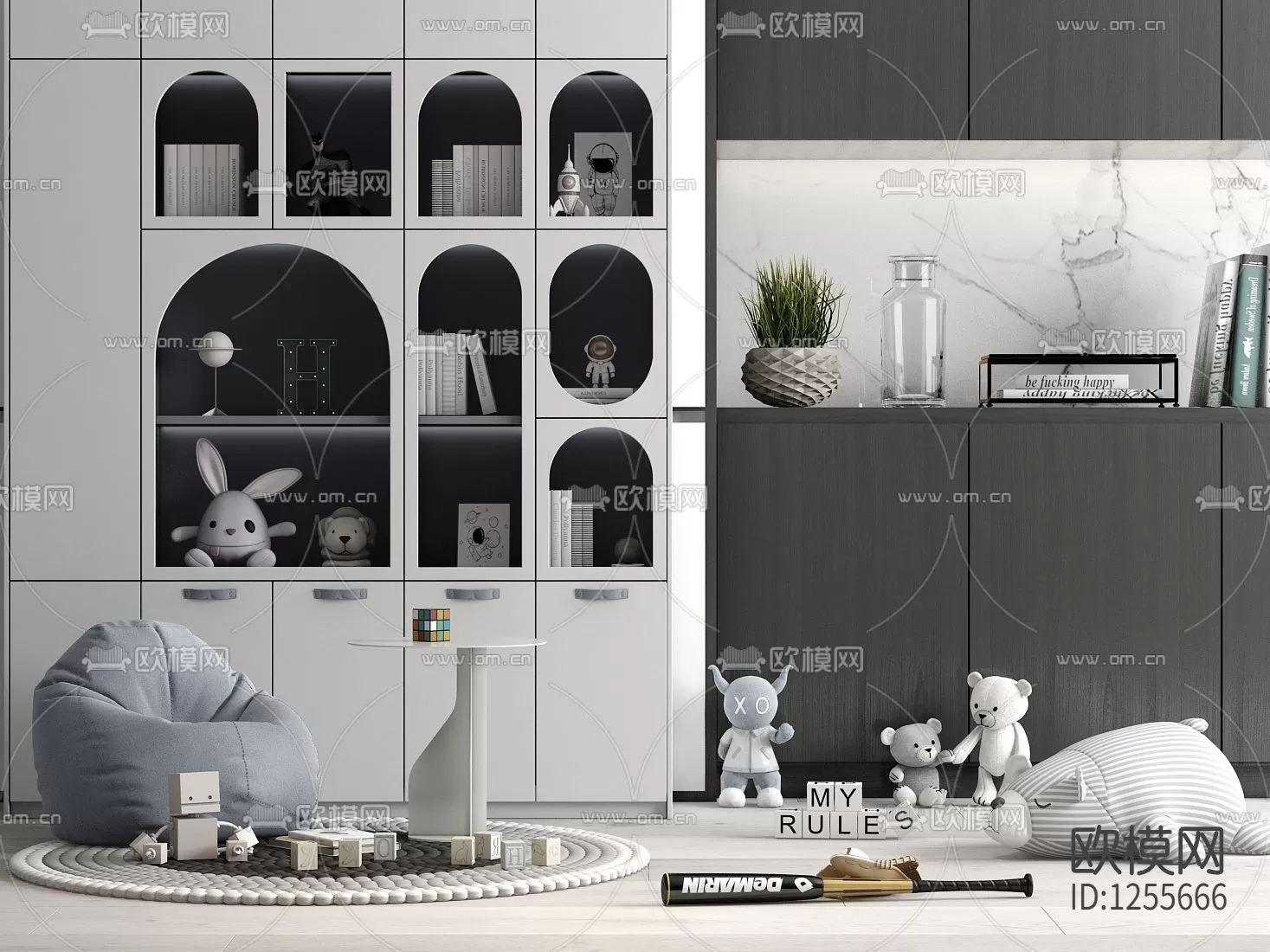 Children Room 3D Scenes – 0369 Children Room 3D Scenes – 0369