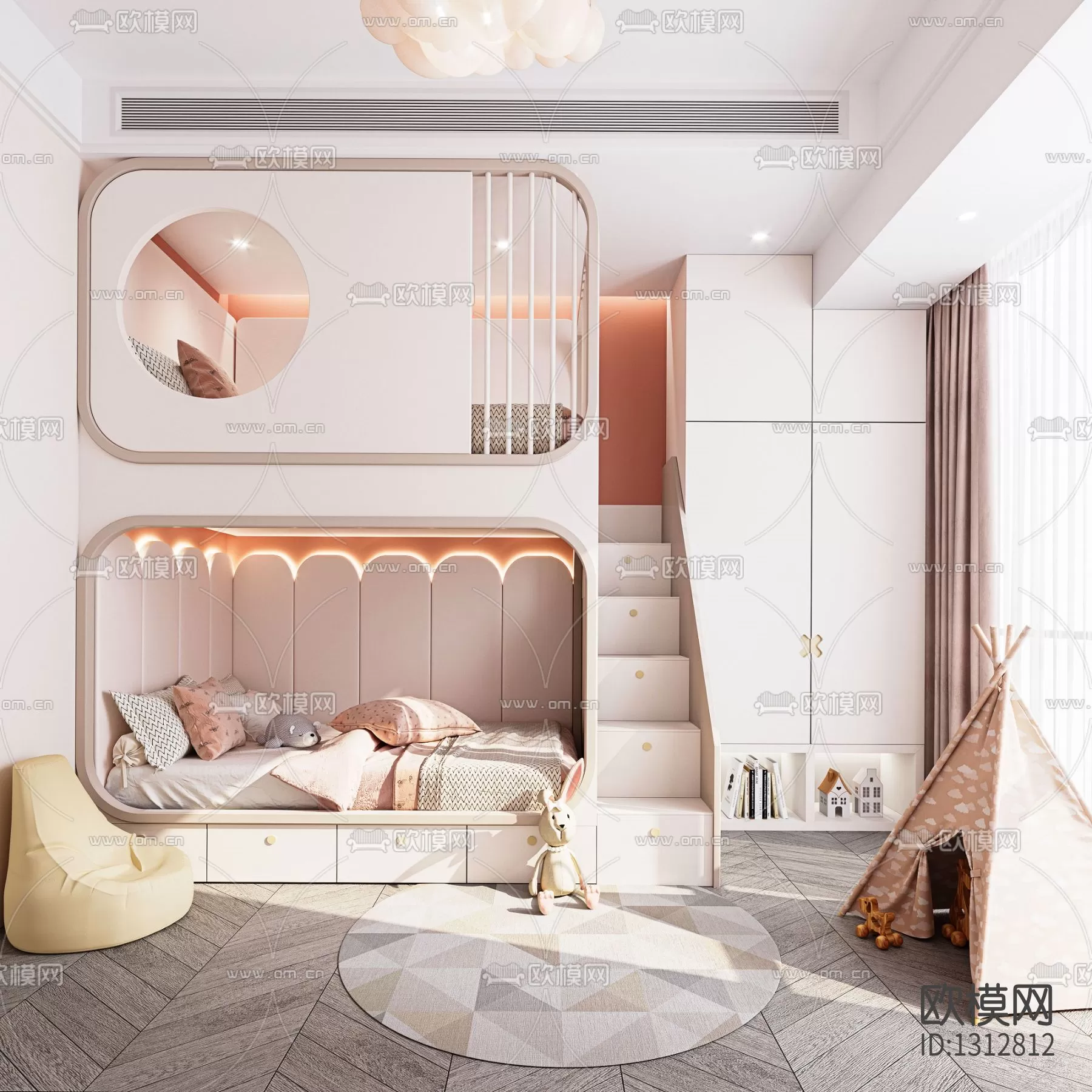 Children Room 3D Scenes – 0380 Children Room 3D Scenes – 0380