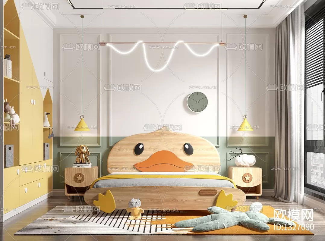 Children Room 3D Scenes – 0382 Children Room 3D Scenes – 0382