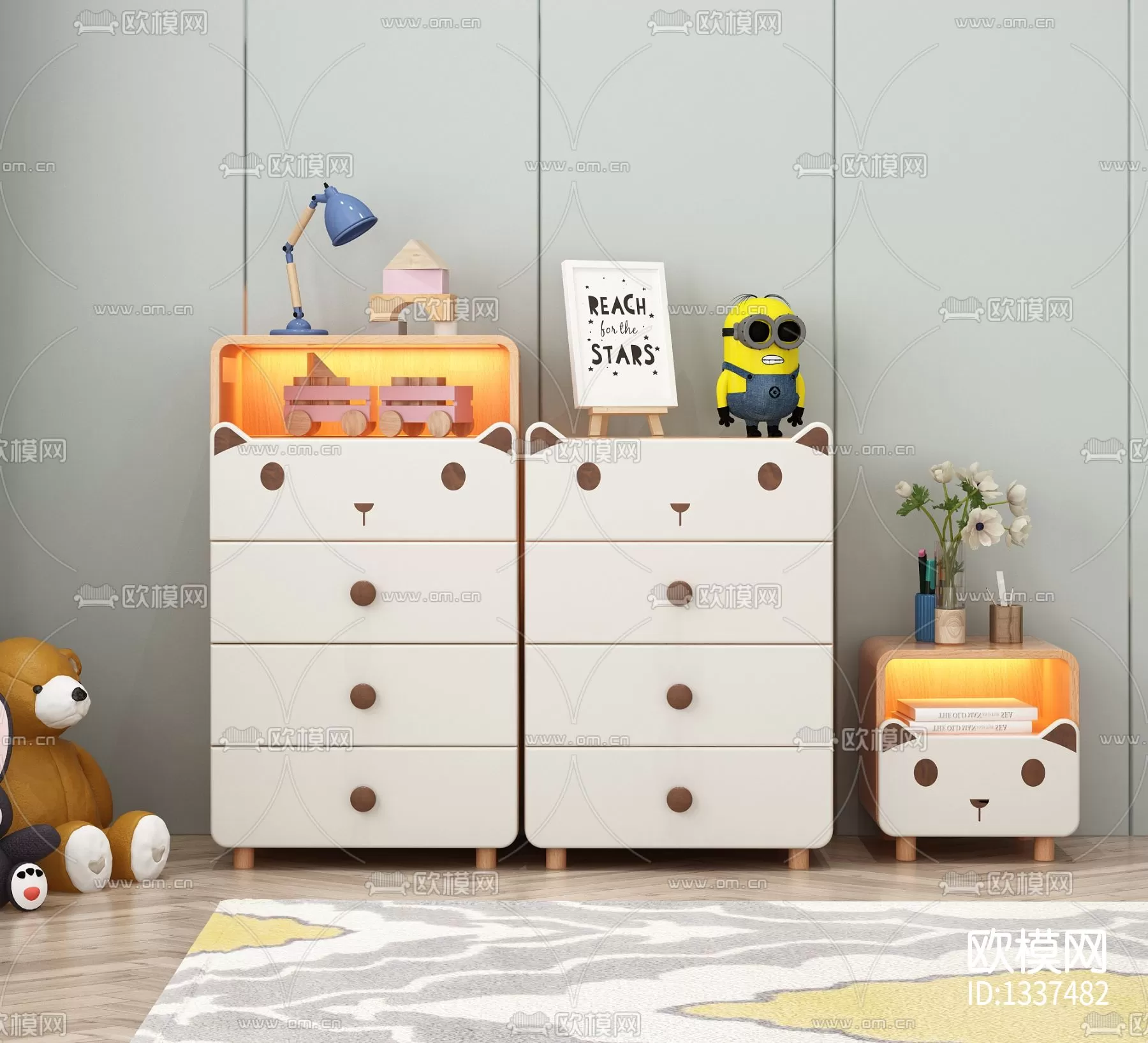 Children Room 3D Scenes – 0384 Children Room 3D Scenes – 0384