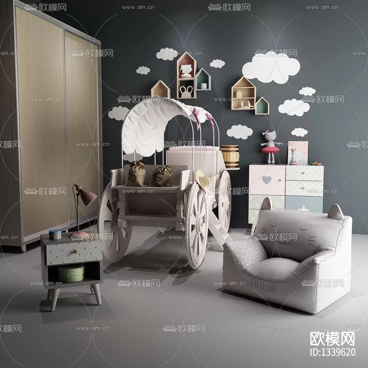 Children Room 3D Scenes – 0386 Children Room 3D Scenes – 0386