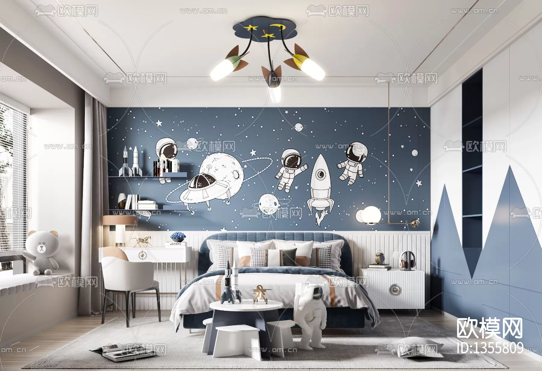 Children Room 3D Scenes – 0389 Children Room 3D Scenes – 0389