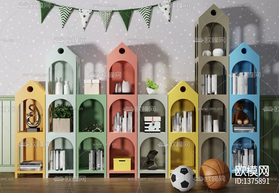 Children Room 3D Scenes – 0392 Children Room 3D Scenes – 0392