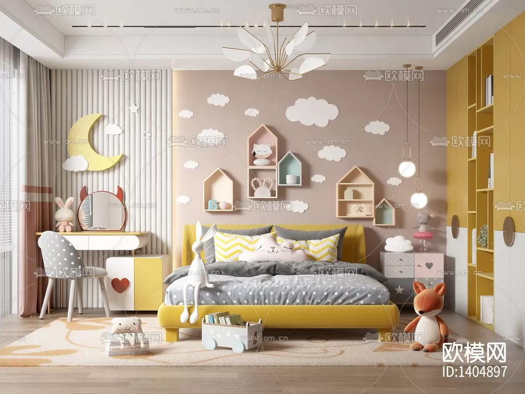 Children Room 3D Scenes – 0394 Children Room 3D Scenes – 0394