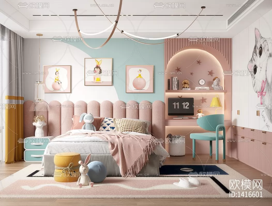 Children Room 3D Scenes – 0398 Children Room 3D Scenes – 0398