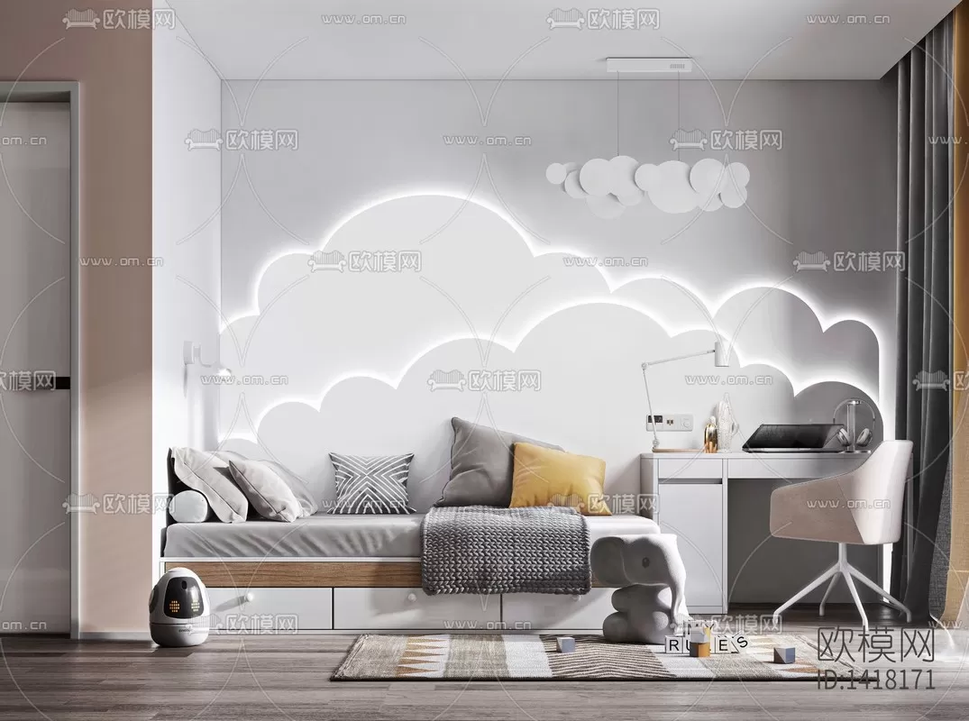 Children Room 3D Scenes – 0399 Children Room 3D Scenes – 0399