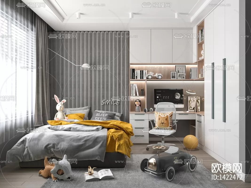 Children Room 3D Scenes – 0400 Children Room 3D Scenes – 0400